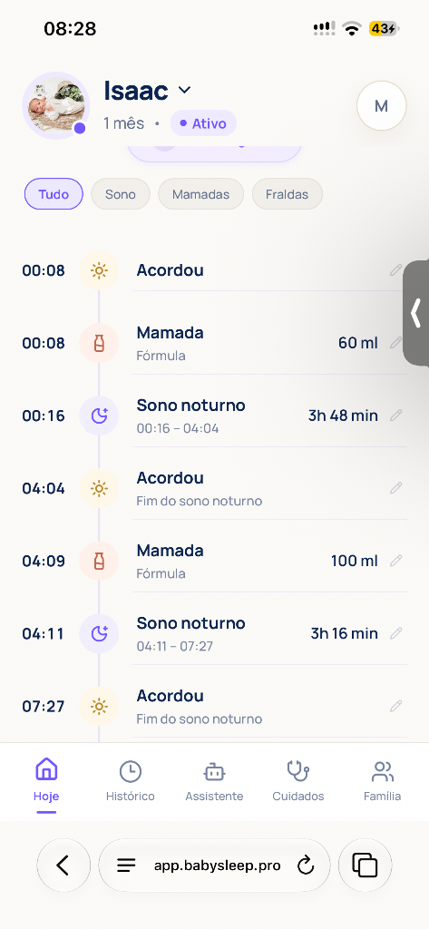 Tela de Conversa com Luna IA